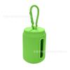 Dispensador Personalizado de Sacos de Lixo para Pets em Silicone Impressão de Logo Caixa de Armazenamento para Passeio de Cachorro Caixa de Sacos de Fezes a Laser