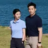 Camisa Polo de Spandex de Alta Gama con Mangas Cortas, Ropa de Trabajo con Logo Personalizado, Camisa Cultural, Camiseta Piqué de Seda Helada, Camisa Polo