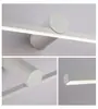 Lámpara de pared de diseño minimalista con luz frontal de espejo, fondo de pared, hotel, pasillo creativo, proyecto de escalera, lámpara de pared LED larga de cabecera