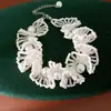 Collar de Encaje con Perlas y Cuentas de Cristal, Cadena para Clavícula de Lujo Ligero de Nicho, Set de Joyería de Moda Estilo Pastoral al por Mayor
