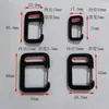 Aluminio de Aviación Gancho de Alambre de 1 pulgada Resorte Hebilla en Forma de 9 Suministros del Fabricante Accesorios de Hebilla para Cincha de Equipaje y Mochila