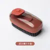 Cepillo para zapatos suave con cerdas, relleno de líquido, cepillo multifuncional para zapatos y lavandería, cepillo de limpieza de tipo prensa dispensador de líquido, cepillo para zapatos relleno de líquido para lavandería