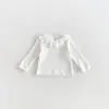 Mono de Overol Otoño 2026 para Bebés Niñas Estilo Coreano Traje de Gateo Acanalado Luna Llena Bebé Un Año Con Gorro Ropa Formal