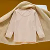 Ropa de Algodón Colorida de Otoño para Niños y Niñas, Camisetas Interiores de Otoño e Invierno para Bebés, Camisetas de Manga Larga, Ropa Interior para el Hogar, Ajustadas
