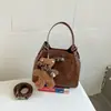 Bolsas Nuevas Otoño e Invierno para Mujer Bolso de Mano con Patrón de Lichi Bolso de Hombro Único para el Trabajo Bolso Cruzado Bolso de Moda para Mujer Nuevo Estilo Tendencia