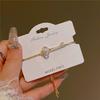 Pulsera de Cuerda para Mano con Perlas Dulces Blancas Estilo Nicho 2023 Todo Fósforo Exquisita Joyería de Cuerda para Mano