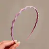 Diadema Fina Ondulada para Mujeres con Coronilla Alta, Diadema Antideslizante Dentada para Peinar el Cabello, Lavarse la Cara y Aplicar Mascarillas Faciales, Accesorio Diario para el Cabello