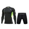 Conjunto de Traje de Baño para Hombre Transfronterizo: Top de Manga Larga y Pantalones Largos, Bañador Corto, Equipo de Natación, Ropa de Baño con Protección Solar, Surf, Aguas Termales, Buceo con Medusas