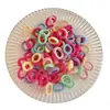 Gomas para el pelo de colores pastel para niñas, cintas para el pelo de alta elasticidad para niños, gomas para el pelo de bebé que no dañan el pelo, gomas elásticas para trenzar, accesorios para el pelo