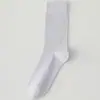Meias Finas de Algodão para Primavera e Verão Femininas, Cano Médio, Resistentes ao Odor, Populares no Xiaohongshu, Meias Brancas de Verão Sem Costura para Maternidade