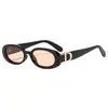 Accesorio Metálico Redondo Transfronterizo Europeo y Americano Gafas de Sol para Caras Grandes, Gafas de Sol de Calle Modernas Adelgazantes para Mujeres, Protección UV