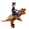 Disfraz inflable, disfraz de Halloween para niños, disfraz transfronterizo, disfraz inflable de Tyrannosaurus Rex, disfraz para actuación en escenario de adultos, disfraz de dinosaurio