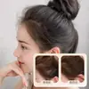 Peine de Cerdas de Jabalí con Dientes Estrechos y Esponjosos para Cabello Rizado, Lazo Especial para Peinar de Artista de Maquillaje, Cola de Caballo