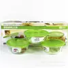 Conjunto de tigelas de vidro para armazenamento de alimentos (1, 2 ou 3 peças) com tampas - um brinde promocional da loja