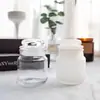 Taza de Vidrio para Velas de Aromaterapia DIY Lista para Usar Botella Hongo Taza Yankee Contenedor de Vela de Cera de Soja Botella para Velas con Tapa