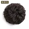 Faixa de Cabelo com Peruca, Acessórios de Cabelo com Flores, Cabelo Coque, Elástico Simulado, Corda de Cabelo, Peruca de Cabelo Bola