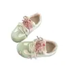 Zapatos de Cuero con Paneles y Suela Gruesa Rojos Otoño 2025 para Mujer, de Buen Aspecto y Versátiles, Estilo Coreano para Estudiantes, Nicho, Zapatos de Entrenamiento Moral