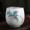 Caneca Jianzhan da Fornalha Ru Caneca de Chá Caneca para Degustação de Chá Padrão Rachado Pode Ser Cultivado Caneca Única Caneca do Anfitrião Tigela de Chá Caneca de Chá Gongfu Presente de Festival