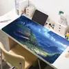 Alfombrilla de Ratón de Fábrica Original Antideslizante y Resistente a Manchas Pad de Escritorio Creativo Serie Paisaje Grande Engrosada Alfombrilla de Ratón para E-Sports