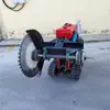 Máquina de corte de estrada com esteira por controle remoto, largura de corte e profundidade ajustáveis, máquina de corte de estrada autopropulsada
