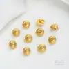 Cierres de collar al por mayor con fuerte retención de color, Oro de arena vietnamita, Botones de oro Zakiram, Cierres para pulsera Jifu Paz y Alegría