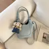 Bolsa Única com Textura para Mulheres 2026 Nova Tendência Versátil Bolsa de Ombro Transversal Bolsa Simples Mãe e Filha