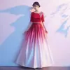 Novo Vestido de Veludo para Performance Coral Feminino, Vestido Longo para Adultos, Estudantes, Meia-Idade e Idosos, Vestido de Performance para Recitação em Competição