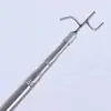 Haste de rosca de alta altitude para exterior gancho de rosca aço inoxidável haste estendida para pendurar roupas gancho para lona de caminhão haste telescópica gancho de haste de recuperação