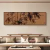 Estética de la Dinastía Song, Pintura Decorativa para Sala de Estar Estilo Chino Nuevo, Pintura para Colgar en la Pared del Fondo del Sofá, Pintura Mural con Banderín de Flor y Pájaro para Sala de Té
