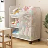 Armário Organizador de Brinquedos de Boneca Caixa de Armazenamento Armário de Armazenamento Bonecas de Desenho Animado Brinquedos Infantis Prateleira de Armazenamento Prateleira Multicamadas Bebê