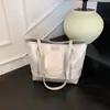 Bolso de Hombro Cruzado Tote para Mujer de Gran Capacidad, Nuevo Estampado Chinoiserie, Otoño 2025, Nueva Textura, Casual para Viajes, Color Sólido