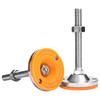 Copa de Pie de Servicio Pesado, Almohadilla de Pie Antideslizante Amortiguadora, Pie de Soporte Ajustable, Máquina Herramienta de Acero al Carbono Metálico, Ajuste de Pie Fijo, Producto Nuevo