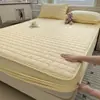 Lençol de cama acolchoado à prova d'água Tipo A, gaze amassada, antiderrapante, espessado, protetor de colchão, à prova de poeira e à prova de urina