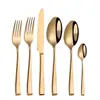 Conjunto de Talheres Espessos de Aço Inoxidável 304 de Alta Qualidade, Faca e Garfo para Bife, Atacado de Suprimentos para Restaurantes Ocidentais e Hotéis