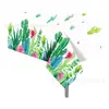 Zb164 Mantel de Cactus Suculento 130*220cm Mantel Desechable para Fiesta de Cumpleaños Mantel de Mesa Pe para Fiesta