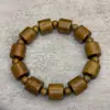 Pulsera Auténtica de Sandalo Verde Argentino con Cuentas de Buda, 108 Cuentas, para Hombres y Mujeres para Sostener y Jugar