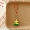 Lindos dijes de Navidad para teléfono, coronas de Navidad de dibujos animados, correas de Navidad para teléfono y adornos de Navidad - pequeños regalos perfectos para la temporada navideña