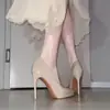 Primer Encuentro Ji Color Natural Tacones Altos Bajos Mujer Stiletto 2026 Nuevo Estilo Plataforma Impermeable Pies No Cansados Planos Elegantes Punta Fina Profesional