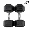 Super fábrica en stock exportación comercio exterior mancuernas hexagonales recubiertas en libras, hierro fundido, equipo de gimnasio para hombres para entrenamientos en casa
