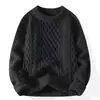 Suéter vermelho para o ano do zodíaco, unissex, outono e inverno, gola alta, forrado com fleece, tricô liso para o Ano Novo, direto da fábrica, atacado