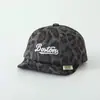 Chapéu de Bebê Primavera e Outono Estilo Coreano Estampa de Leopardo Aba Macia Boné com Viseira para Meninos e Meninas Boné de Beisebol Chapéu de Sol de Viagem Moderno