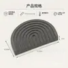 Amazon Alfombrilla de Almacenamiento para Baño de Tamaño Grande Cocina Ranura Inclinada Alfombrilla de Drenaje Alfombrilla de Jabón Antideslizante de Silicona