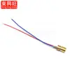 Cabezal láser ajustable de 5v tubo láser diodo láser cabeza de cobre diámetro exterior de 6 mm módulo láser de punto rojo
