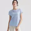 Camiseta de Yoga Transpirable de Verano con Diseño de Gota de Agua Hueca, Espalda Bonita, Top Deportivo Holgado, Ropa de Yoga para Mujer, Cuello Redondo, Mangas Cortas para Fitness