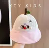 Chapéu de Pescador para Bebê Estilo Coreano Verão Malha Respirável Desenho Animado Super Fofo Chapéu de Sol para Bebê ao Ar Livre para Meninos e Meninas