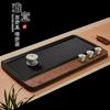Nova Bandeja de Chá de Noz Preta Norte-Americana Natural Doméstica Jogo de Chá Kung Fu Simples de Madeira Clara Luxo Bakelite Jogo de Chá Kung Fu