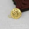Hongxing Joias DIY Cobre Cor Dourada 24K Conserva Cor 12Mm14Mm Placa de Rede Acessórios Materiais Artesanais Grampo de Cabelo B1226