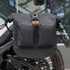 Adecuado para Barandilla de Acero al Carbono Plegable para Respaldo Bolsa Lateral de Cuero Bolsa Lateral de Lona Bolsa para Maleta Trasera Accesorios de Modificación para Dayang Tcv450