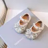 Zapatos de Bebé para Niña de Un Año Primavera y Otoño Zapatos de Princesa para Bebé Zapatos para Caminar Suela Suave 2024 Zapatos de Cuero para Niños Zapatos para Niños Pequeños