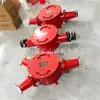 Tee a prueba de explosiones BHG1-315/10-3G caja de conexiones de cable de bajo voltaje a prueba de explosiones para minería caja de conexiones de fibra óptica